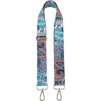 Sangle de guitare jacquard à motif léopard, sangle de guitare classique, sangle d'instrument à motif floral, sangle de ukulélé réglable-140x3.8cm