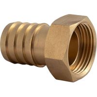 Raccord femelle laiton à écrou tournant 1" - Embout cannelé Ø25 mm