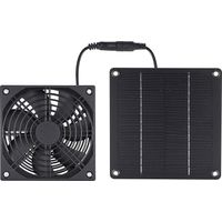 Solar Panel Fan 3W Weatherproof solar panel kit for Small Chicken Coops, Greenhouses, Sheds,Pet Hou