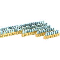 Bornier de répartition nu à visser 24 entrées pour câble de 1,5 à 16mm² - BB24 - MOREK