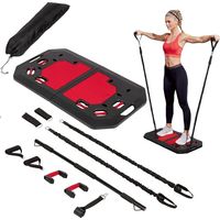 Faltbares Fitnessgerät für Ganzkörpertraining kompakte Plattform mit Expander
