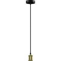 LightMe LM85091 LM85091 Luminaire à suspendre E27 bronze C834892