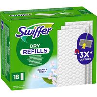 Lingettes Sèches Parfumées Recharge X18 Lingettes Sèches Parfumées Recharge X18 - Swiffer