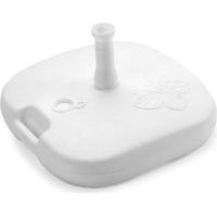 Base de parasol 16 l blanco 44 x 44 x 12 cm