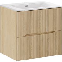 Badplaats Meuble de salle de bain Nordic 60 cm – Chêne – Meuble
