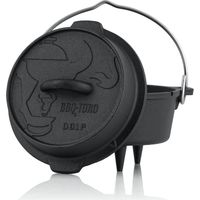 BBQ-Toro Dutch Oven DO1P, 1,8 L Cocotte Premium en fonte, marmite en fonte
