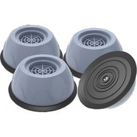 Antivibrationspads, 4 Stück Antivibrationspads für Waschmaschinen, rutschfeste Antivibrationspads aus Gummi für Waschmaschinen, Kühlschrankzubehör für Großgeräte