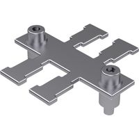 Hebotec 1041-010C Kabelabfangschiene Edelstahl 1 St.
