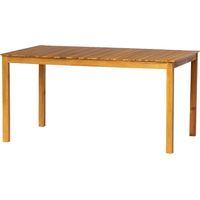 Nordlys - Table de Jardin 6 Personnes Acacia massif