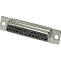 MH Connectors MHDD15-F-N-B-M Connecteur SUB-D 180 ° Nombre de pôles: 15 pour circuits imprimés 1 pc(