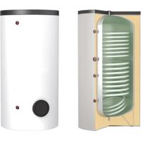 Ballon préparateur d'eau chaude sanitaire standard 500 L 2 échangeurs - THERMADOR - PECS052STHE
