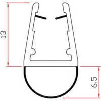 10 x GUARNIZIONE P/BOX DOCCIA 2 M MOD.401