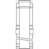 Dachdurchführung INOX/PP DN185/125 mit Sparrenschelle - 48000009722 von Weishaupt