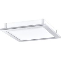 Lampe de plafond carrée Auriga Chrome 38,5cm - 31898