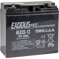 Batterie plomb 12V 22Ah High Rate – 760A – Spéciale booster pour démarrage rapide – VRLA – Charge rapide – Exodus