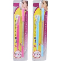 Lot d'épilateur visage rasoir fil pour lèvres supérieures et joues, outil de rasage féminin anti-duvet, set de printemps