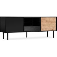 KONSIMO LOFTY TV-Schränk Loft-Stil, schwarz