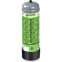 Kemper – Bouteille de gaz argon pur 2,2 L – 110 bar – Jetable pour soudage MIG/TIG – Connexion M10x1 – Autonomie 242 L