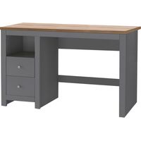 Emerald-Bureau avec 2 Portes en Chêne Gris