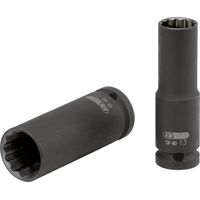 KS Tools 1/2 12-kant-Kraft-Stecknuss, lang, 12 mm