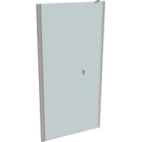 Puerta pivotante HÜPPE SolvaPro con panel lateral en hueco,