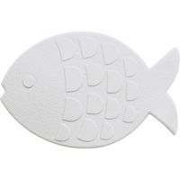 Adhesivo figura antideslizante para ducha o bañera PVC GLOBEFISH x5uds Blanco Spirella