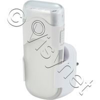 Alecto - lampe de poche/de nuit led, rechargeable, blanc - atl80