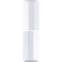 Aufsteckhülsen flachrund für Steckband (Türband) ø 16mm 3-teilig Aluminium weiß