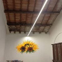 Système de montage de bande led redo group italia freedom 01-4174 noir ruban en acier sectionnable rigide de 12 m