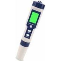 Testeur de pH électronique 5 en 1, appareil de mesure de la qualité de l'eau avec mesure de la salinité, de la température, du pH, du TDS et de la CE, écran LCD et lecture précise, pour l'eau potable,