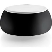 Table basse ronde conteneur design moderne T Ball - Noir