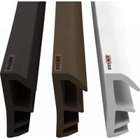 STEIGNER Flügelfalzdichtung Fensterdichtung Nutbreite 5mm aus TPE, 15m, Schwarz, SFD14
