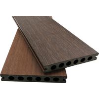 Lama per decking composito alveolare coestruso bifacciale Supra - Ambra/Rovere Scuro, 23mm x 14.5cm x 360cm