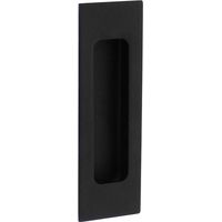 Intersteel Griffmuschel eckig 120x40 mm Edelstahl/Schwarz