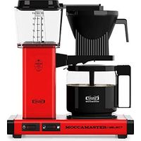 Moccamaster KBG Select Caffettiera con filtro, 1520 W, 1,25 litri, alluminio, rosso