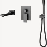 UP-Wannenmischer Gun Metall - Sirius