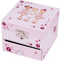 Trousselier - Portagioie musicale con cassetto, motivo: Ballerine