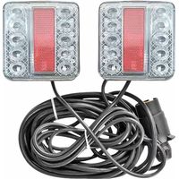 Set Signal.7m50 magnetisch mit Led zwischen Ampeln 2.5m rot/weiß SODIFLASH - 17237