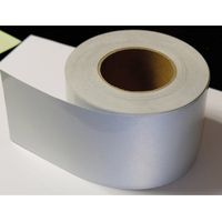 Rouleau de repérage réfléchissant 5000 x 100 x 1 mm argent - WATTELEZ