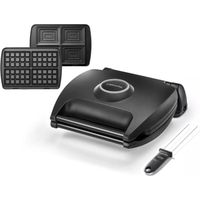 Gofrera de 2 placas, 1700 W, negra - 089006 - Lagrange -