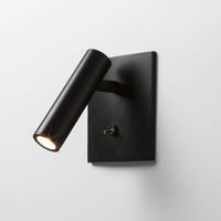 Applique murale LED encastrable, lampe de chevet, petit spot, spot orientable 3 W, noir