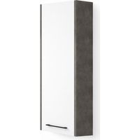 Meuble Colonne de Salle de Bain 124x17x40cm AQUANCE 1 Porte Droite Blanc Mat - MDAYN4035204