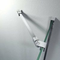40cm Stainless Steel Frameless Shower Door Panel Fixed Wall-to-glass Support Bar for 8mm 10mm Thick Glass,