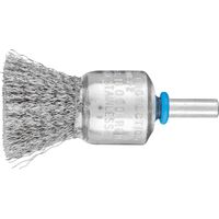 PFERD TOOLS Pinselbürste ungezopft PBU Ø20mm Schaft-Ø6 mm Edelstahl-Draht-Ø0,20