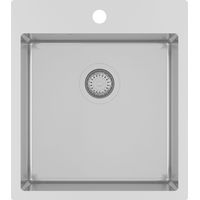 Edelstahl-Einbau-Spüle AIRA 1 - ab 50er Unterschrank, 450 x 510 cm
