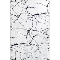 Grand Tapis au Design Moderne Effet Marbre - (290x200 cm) - Calico Multicolore