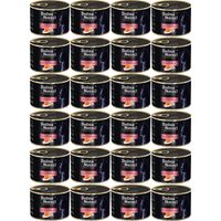 DOLINA NOTECI Premium reich an Lachs - Nassfutter für Katzen - 24 x 185 g