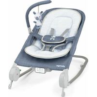 INGENUITY Babyschaukel, Bauchmassage, Chambray, Babygeschenk, ultra-kompakter Klappmechanismus mit Aufbewahrungstasche