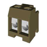 ASCOM NICT-2BA/1A Abnehmbarer 2-Positionen-Steckverbinder für die Stromversorgung für Kranken- oder Schwesternruf.