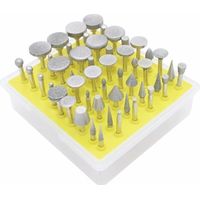 Kit of 50 rods for diamond wheel and jewelry, 0.3 cm shank, grit 120